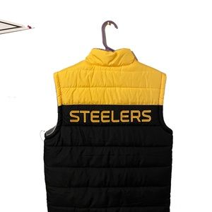 Steelers Reversible Puffer Vest